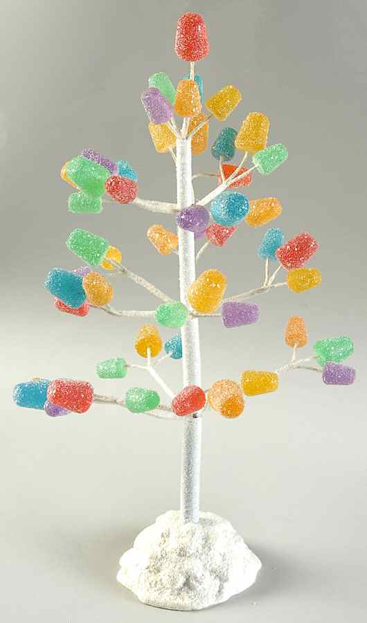 North Pole Village Gumdrop Tree-12" - No Box by Department 56-1
