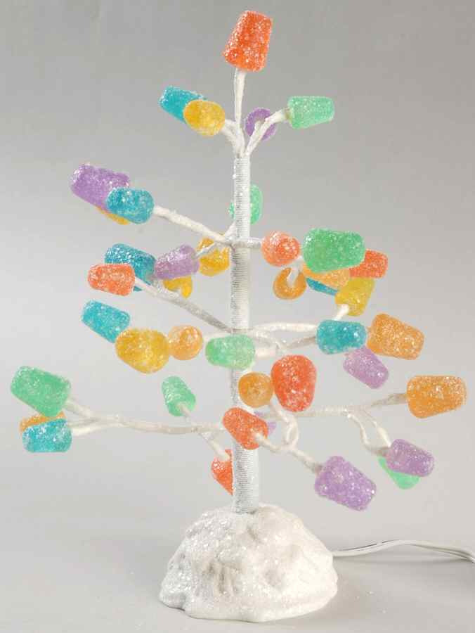 North Pole Village Gumdrop Tree W/ Led Lights - No Box by Department 56-1