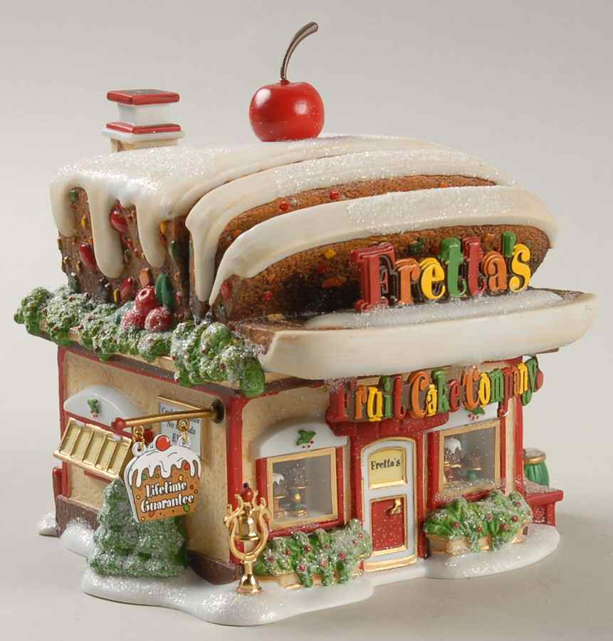 North Pole Village Fretta's Fruit Cake Company - With Box by Department 56-1