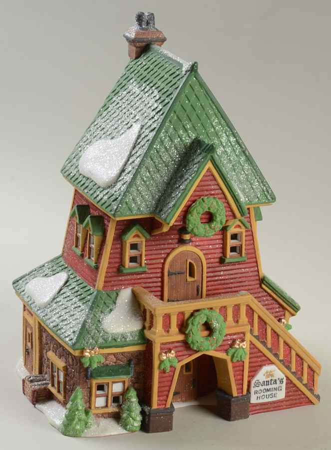 North Pole Village Santa's Rooming House - No Box by Department 56-1