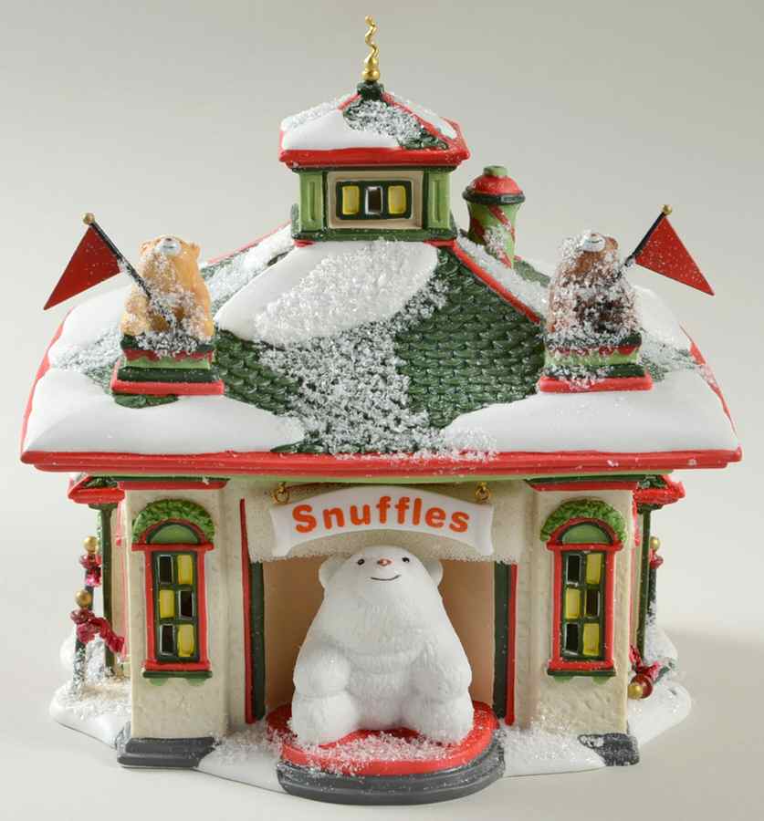 North Pole Village North Pole Snuffles Luv-A-Hug Center - No Box by Department 56-1
