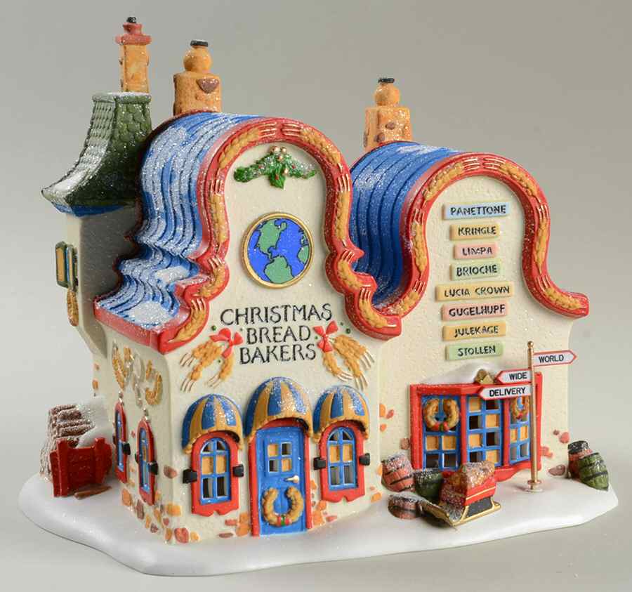 North Pole Village Christmas Bread Bakers - Boxed by Department 56-1
