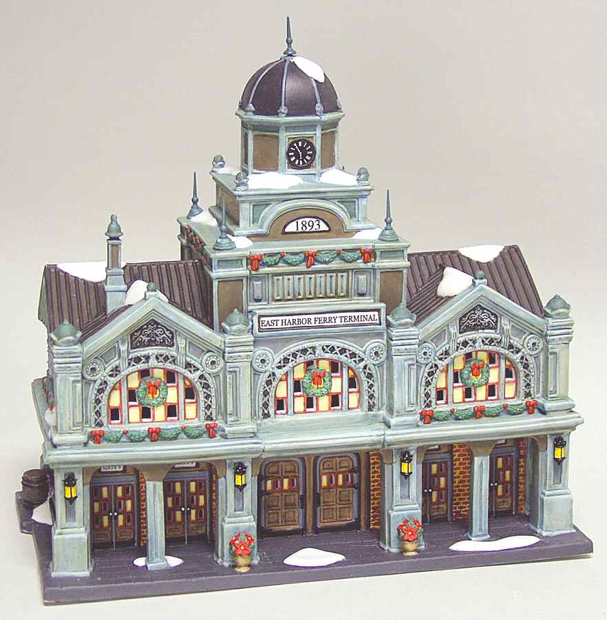 Christmas In The City East Harbor Ferry Terminal - With Box by Department 56-1