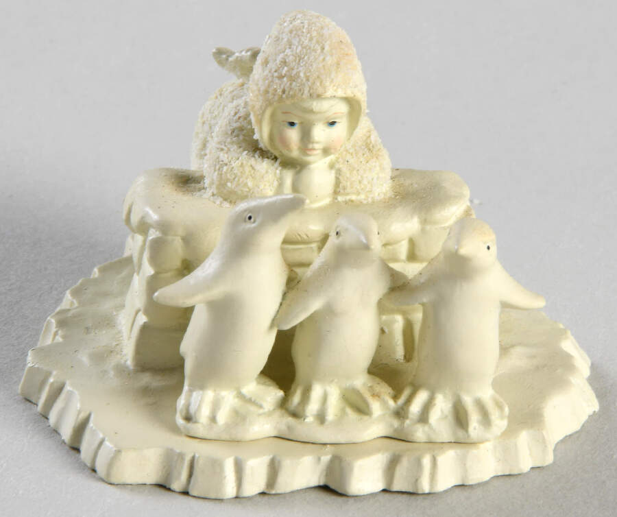Snowbabies-Miniature What Shall We Do Today?-Set Of 2 - Boxed by Department 56-1