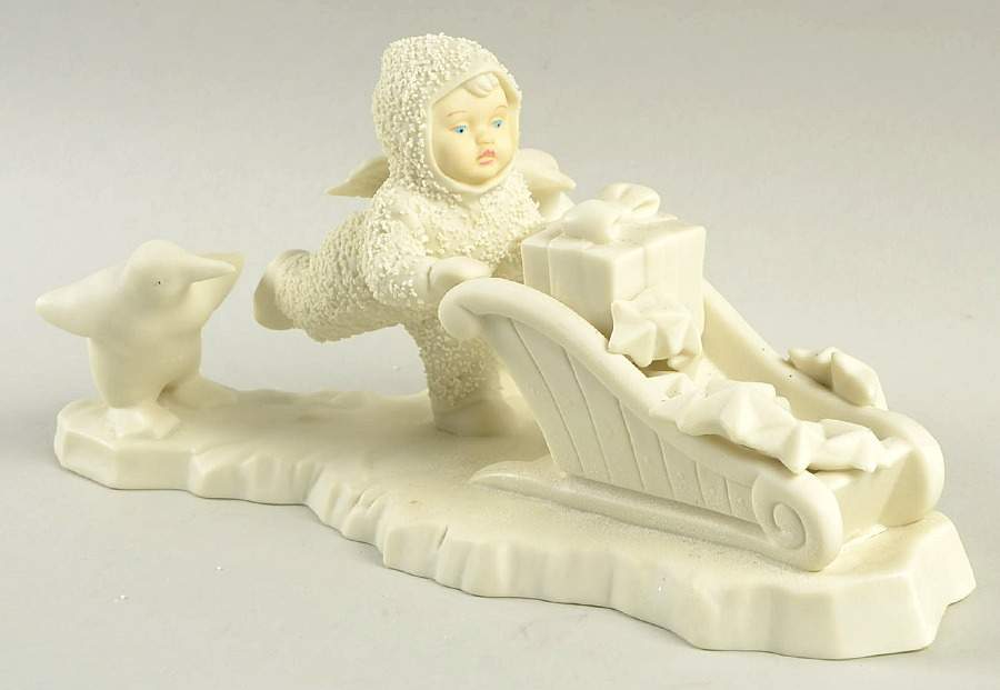 Snowbabies Wait For Me - No Box by Department 56-1