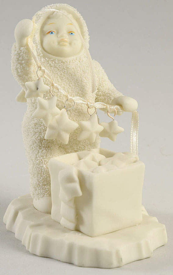 Snowbabies Stringing Fallen Stars - Boxed by Department 56-1