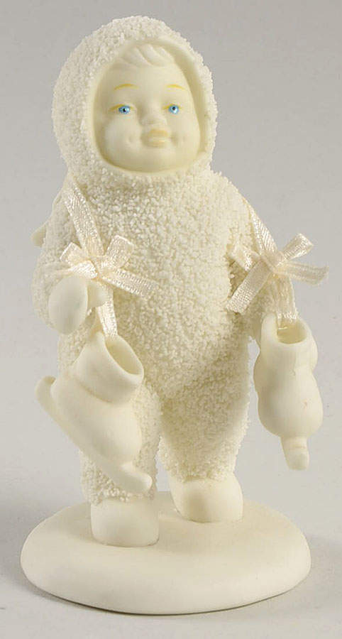 Snowbabies Lets Go Skating - No Box by Department 56-1