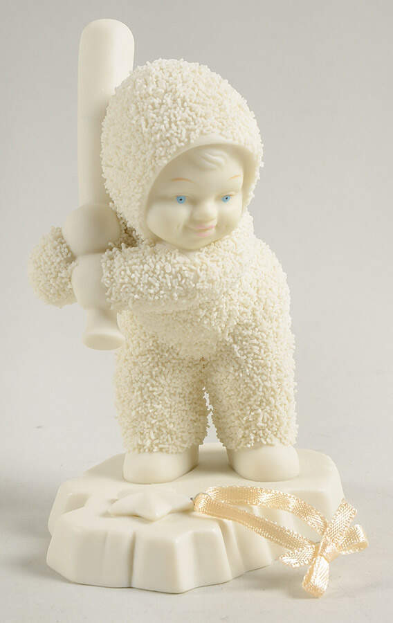 Snowbabies Batter Up - No Box by Department 56-1