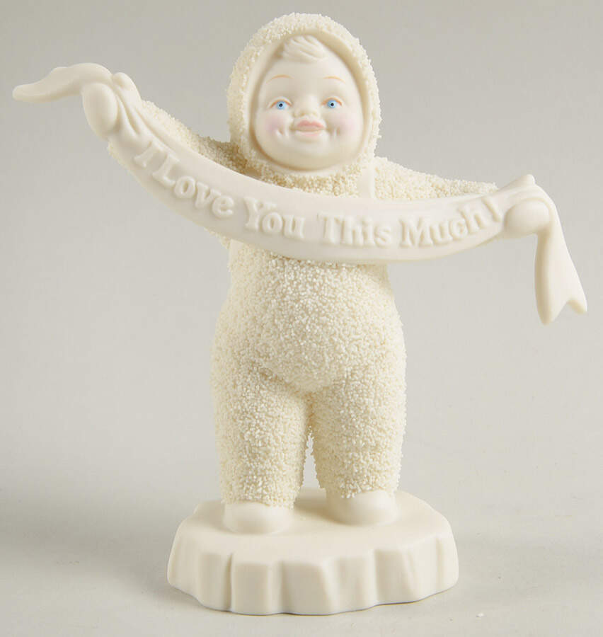 Snowbabies I Love You This Much! - No Box by Department 56-1