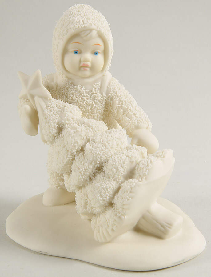 Snowbabies I'll Put Up The Christmas Tree - Boxed by Department 56-1