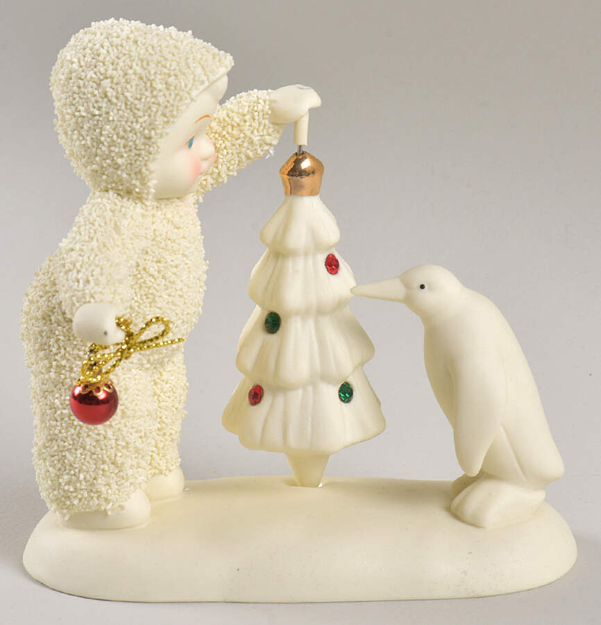 Snowbabies Give The Tree A Whirl - Nb711, No Box by Department 56-1