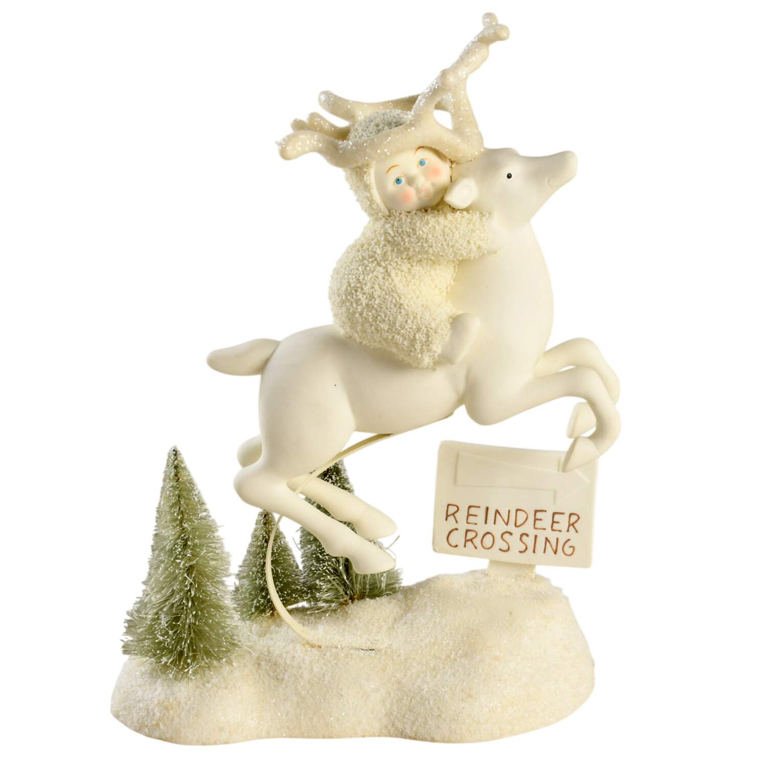 Snowbabies Reindeer Crossing - With Box Bx341 by Department 56-1