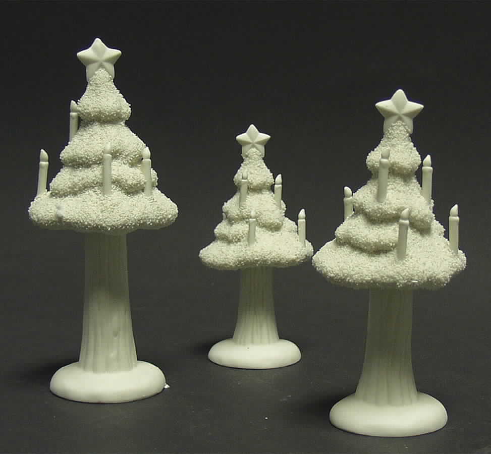 Snowbabies Candlelight Tree-Set Of 3 - Boxed by Department 56-1