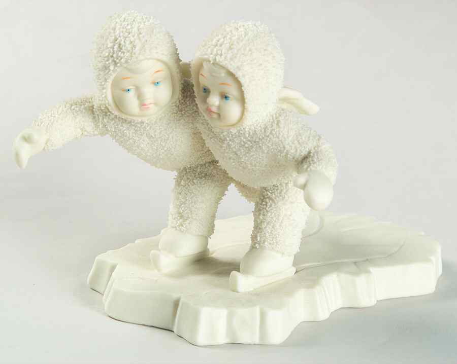 Snowbabies We Make A Great Pair-Skating On Ice - Boxed by Department 56-1