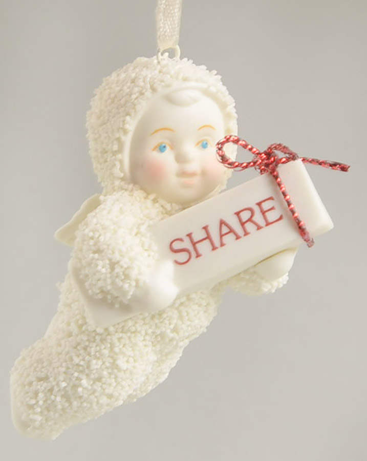 Snowbabies Ornaments Share - Boxed by Department 56-1