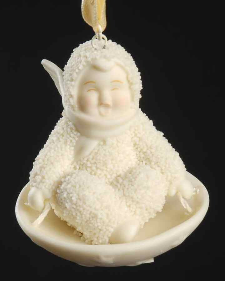 Snowbabies Ornaments Flying Saucer - No Box by Department 56-1