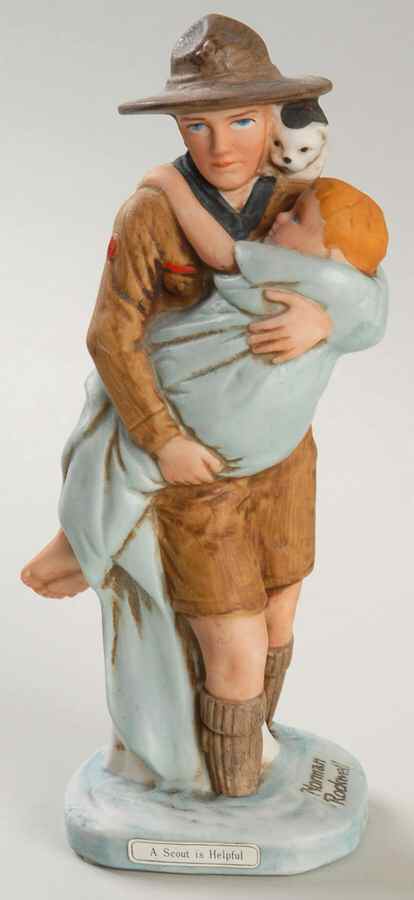 Boy Scouts of America Figurine A Scout Is Helpful - Boxed by Dave Grossman-1