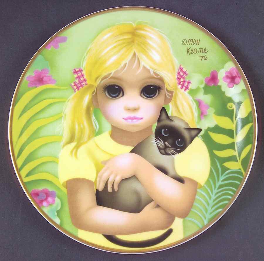 Margaret Keane Children Collection My Kitty - Boxed by Dave Grossman-1