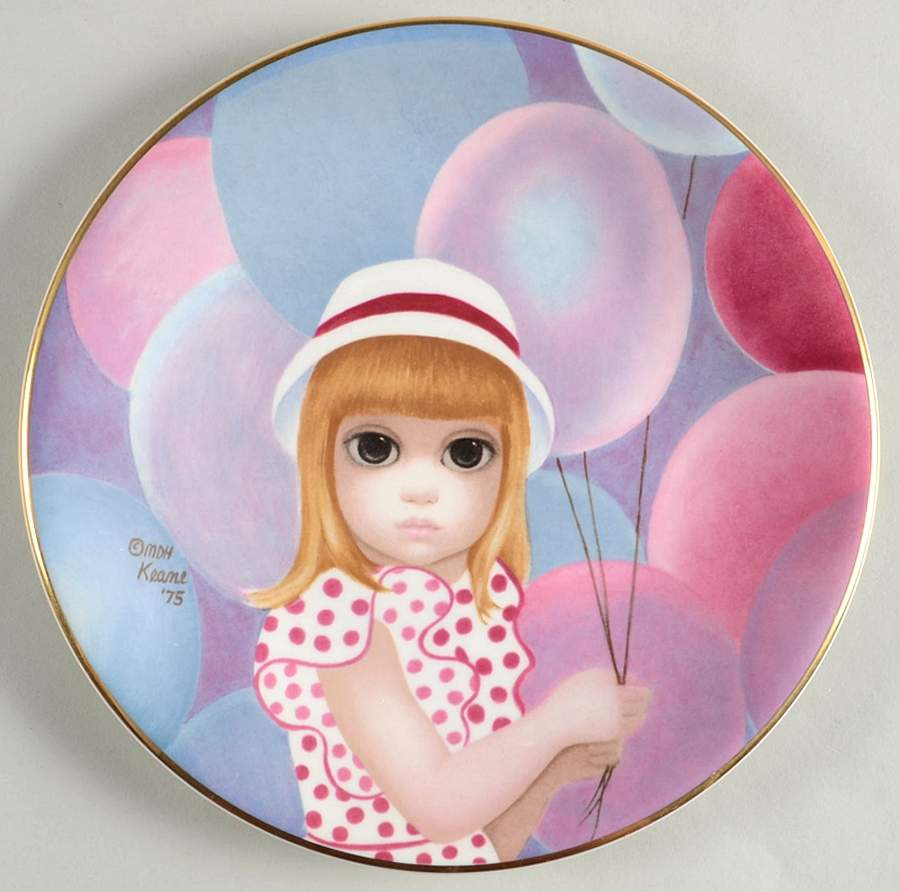 Margaret Keane Children Collection Balloon Girl - With Box by Dave Grossman-1