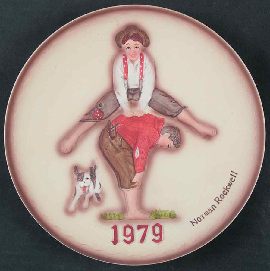 Norman Rockwell I Leapfrog - With Box by Dave Grossman-1