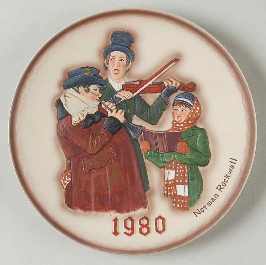 Norman Rockwell Christmas Christmas Trio - With Box by Dave Grossman-1