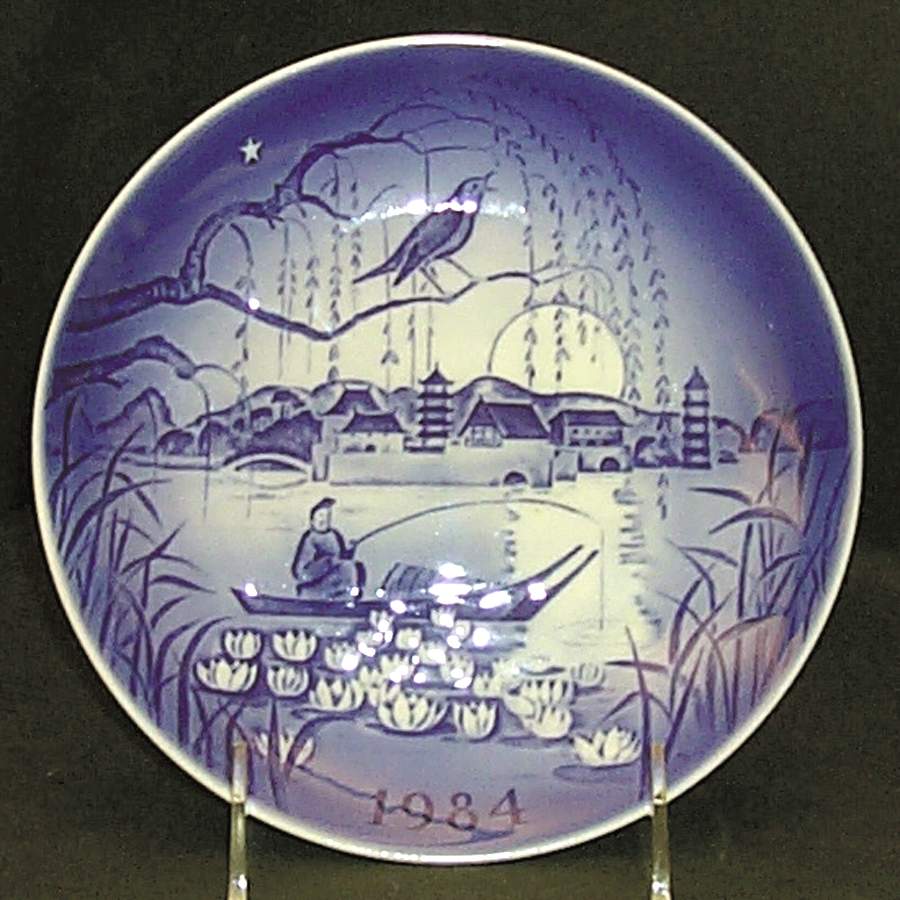 Svend Jensen Christmas Plate The Nightingale - No Box by Desiree-1