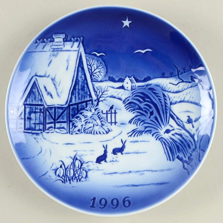 Svend Jensen Christmas Plate The Snowdrop - No Box by Desiree-1