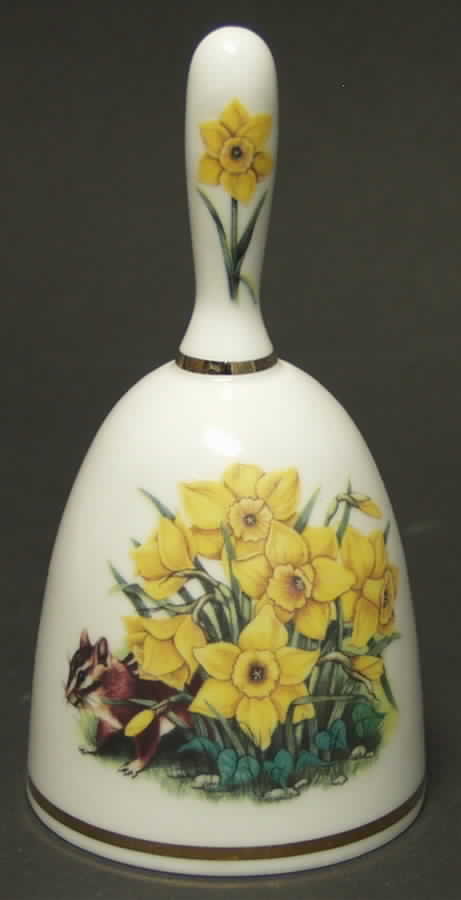 Danbury Mint Mothers Day Bell Mother's Day-Yellow Flowers - No Box by Danbury Mint-1