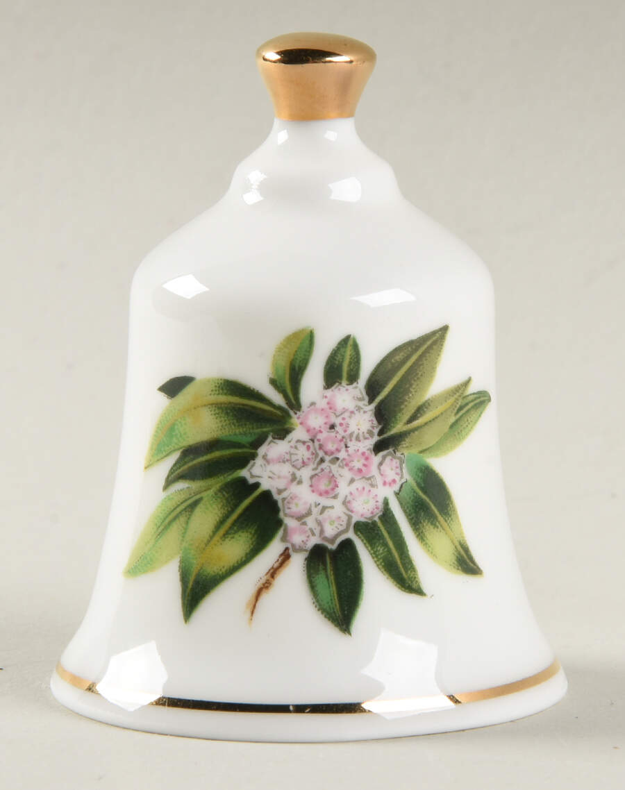 State Flower Bell Connecticut-Mountain Laurel - Connecticut, No Box by Danbury Mint-1