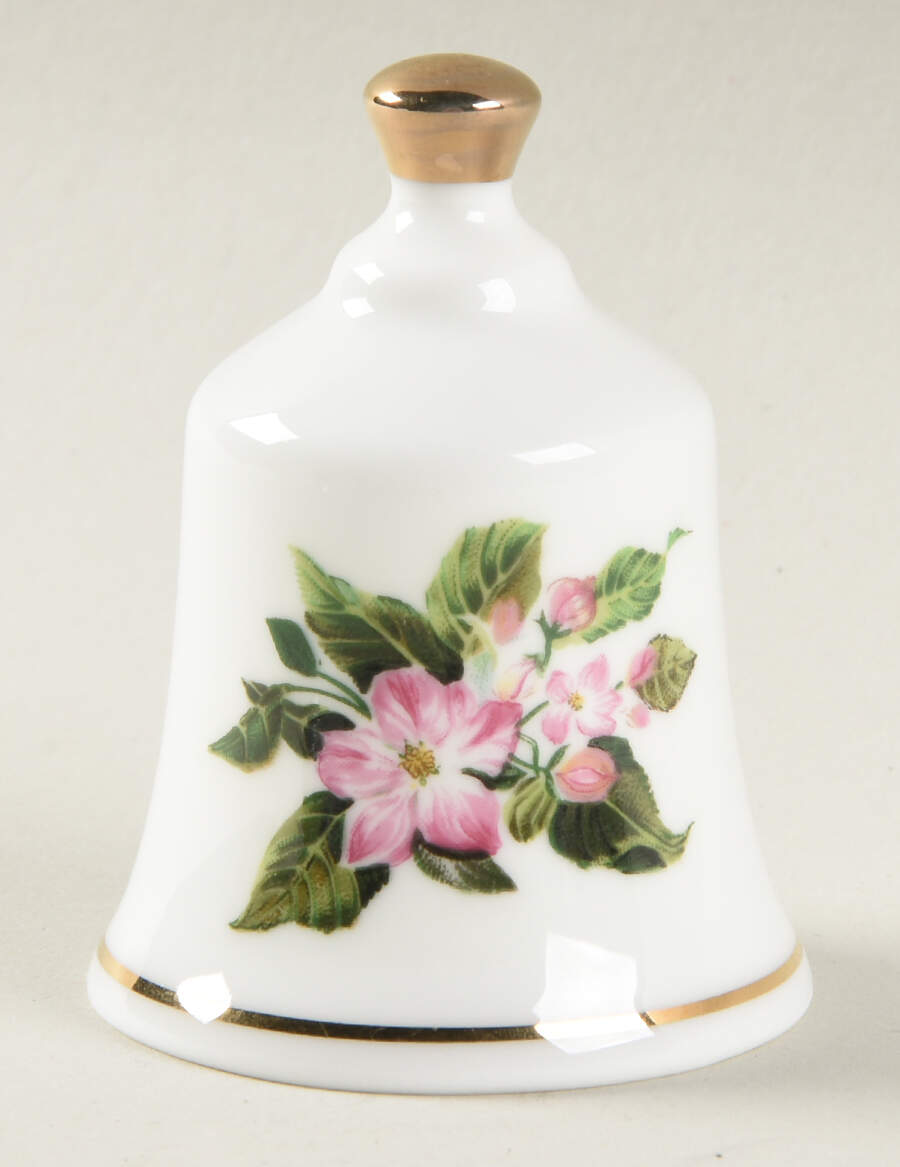 State Flower Bell Arkansas-Apple Blossom - Arkansas, No Box by Danbury Mint-1
