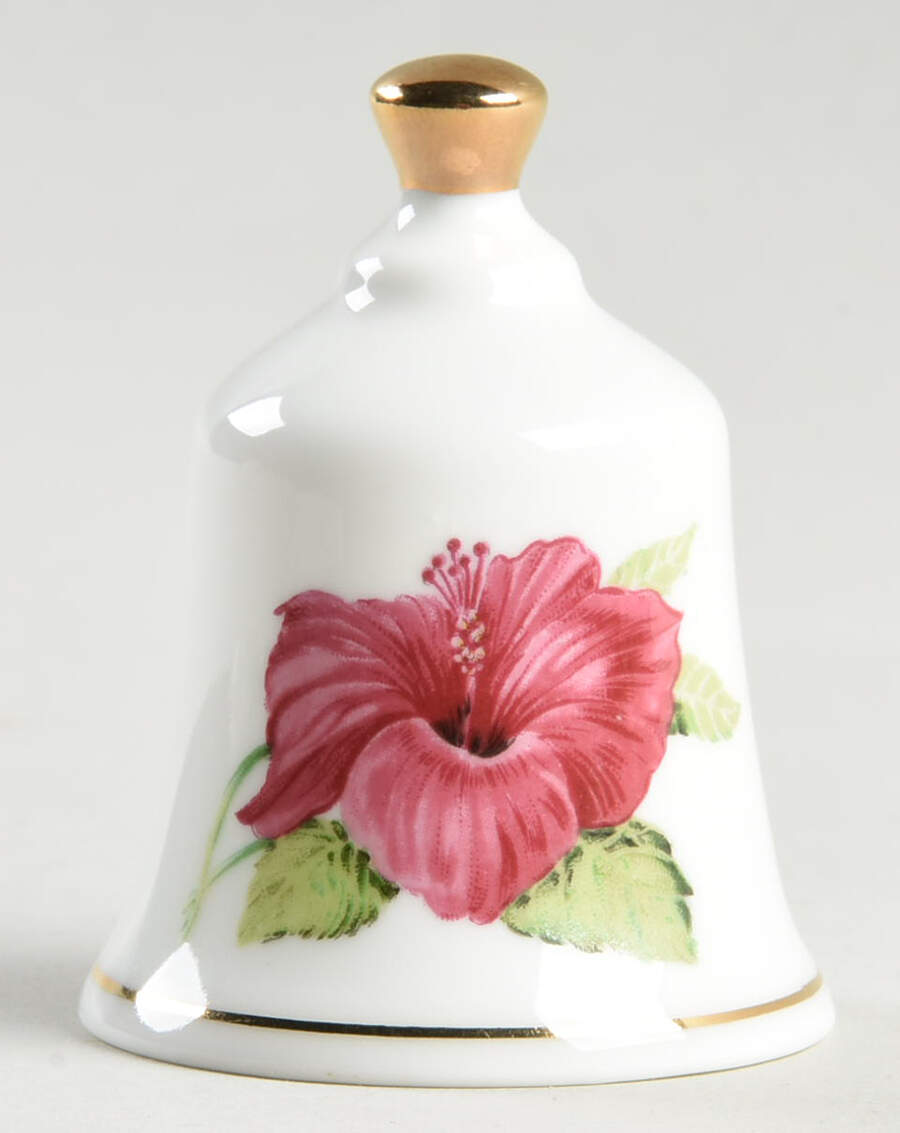 State Flower Bell Hawaii-Hibiscus - Hawaii, No Box by Danbury Mint-1