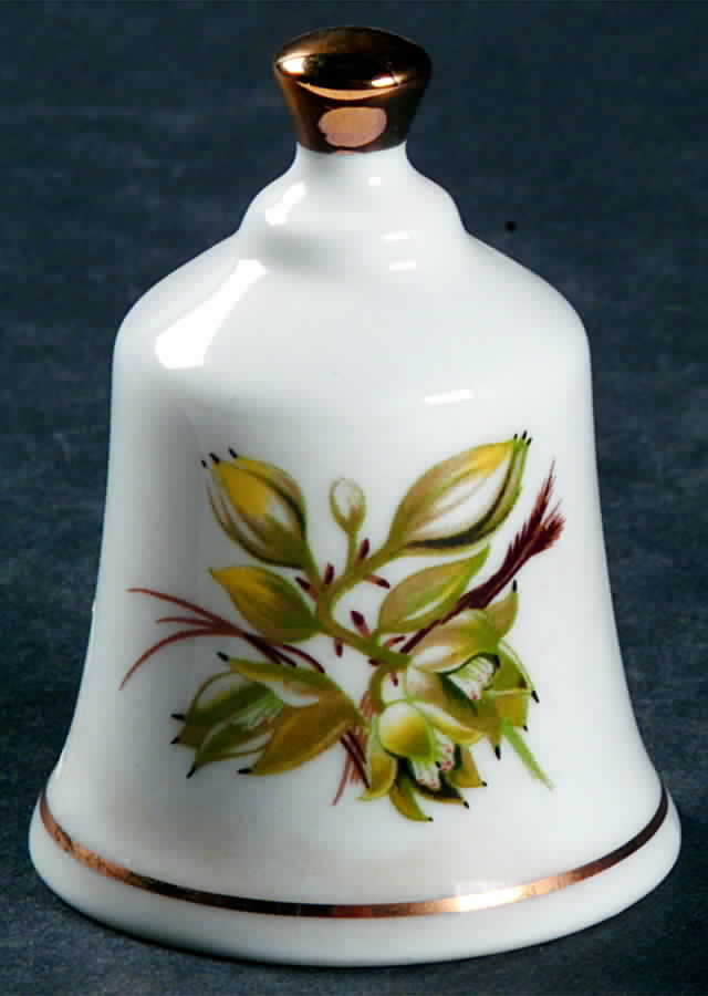 State Flower Bell New Mexico-Yucca - New Mexico, No Box by Danbury Mint-1