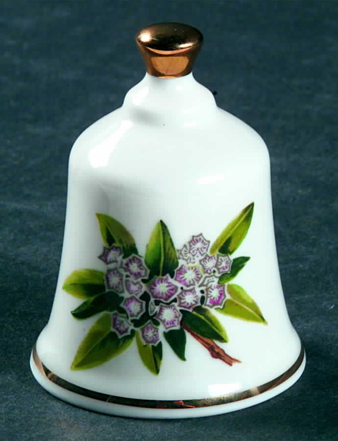 State Flower Bell Pennsylvania-Mountain Laurel - Pennsylvania, No Box by Danbury Mint-1