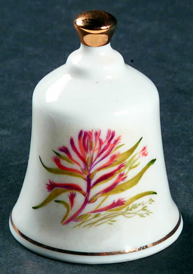 State Flower Bell Wyoming Paint Brush - Wyoming by Danbury Mint-1