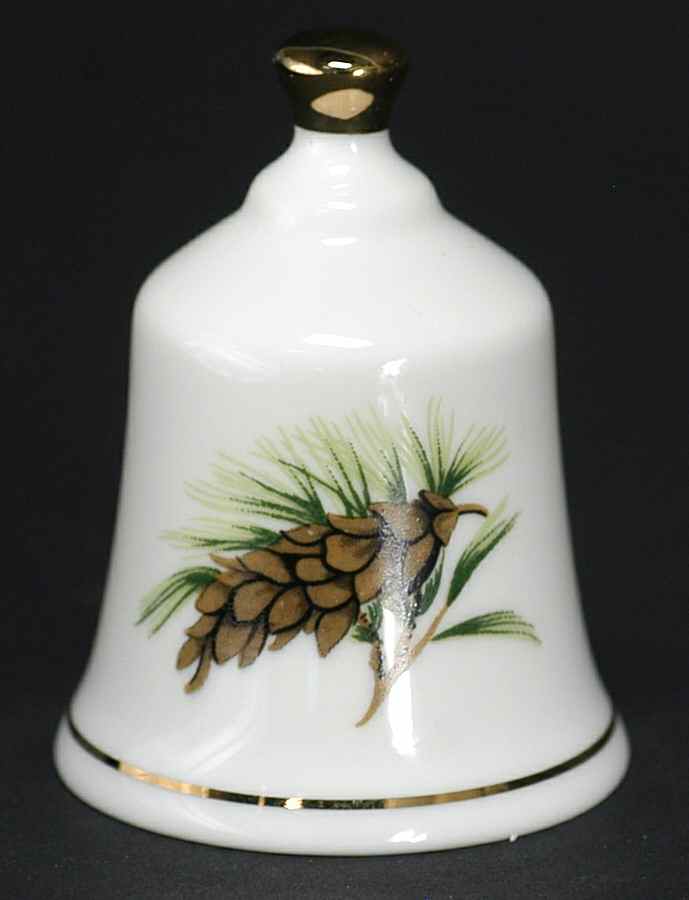 State Flower Bell Maine-Pinecone - Maine, No Box by Danbury Mint-1