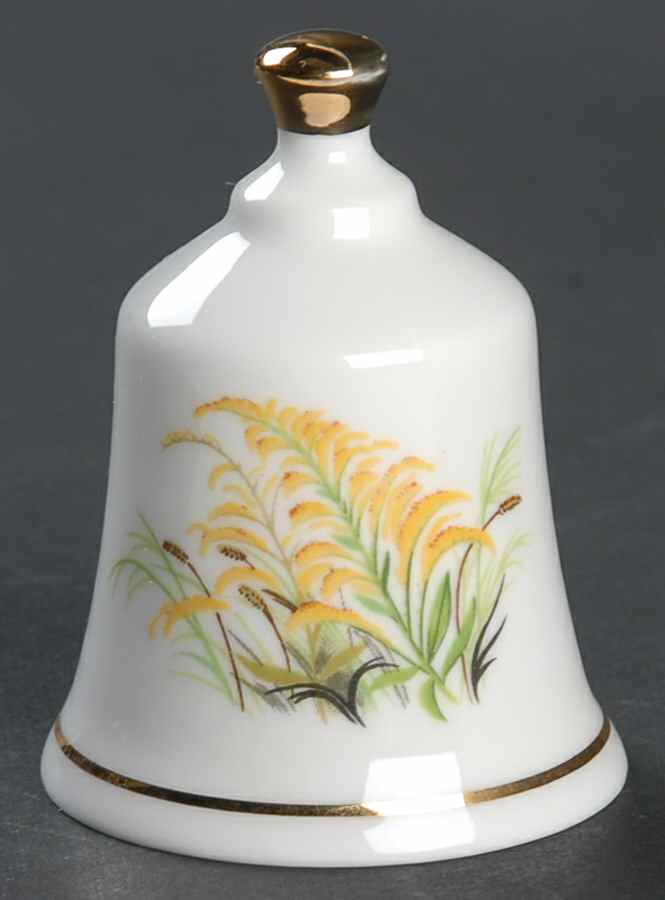 State Flower Bell Nebraska-Goldenrod - Nebraska, No Box by Danbury Mint-1