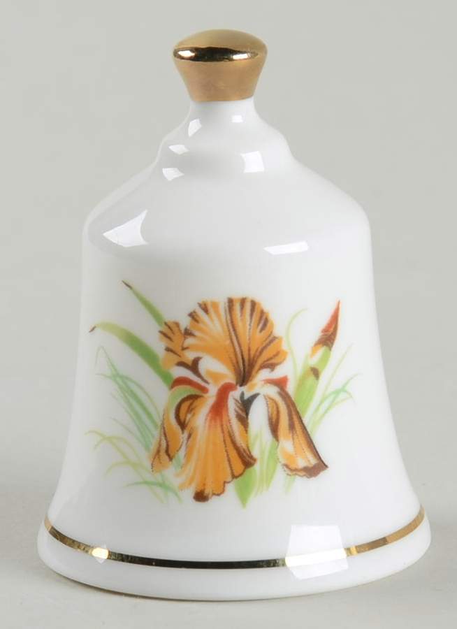 State Flower Bell Tennesse-Iris - Tennessee, No Box by Danbury Mint-1