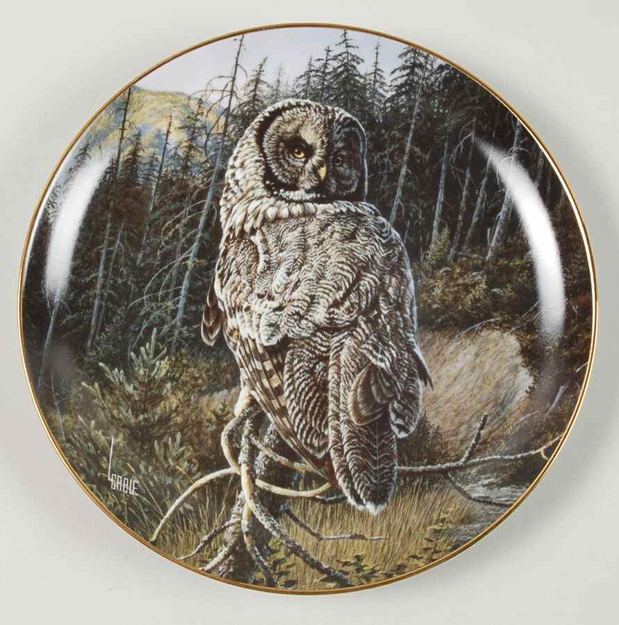 Owls of North America Woodland Warrior - No Box by Danbury Mint-1