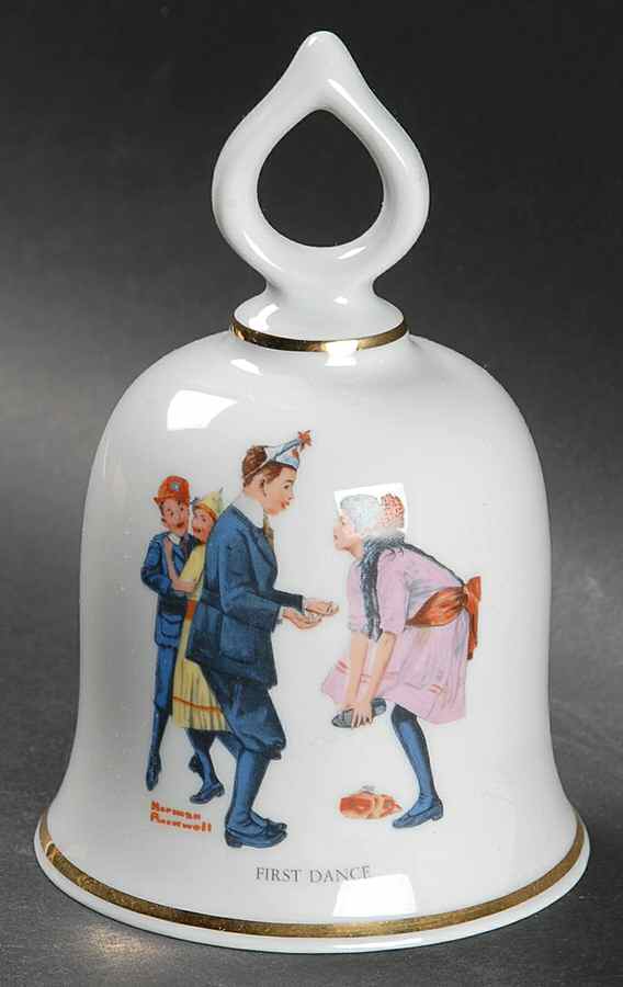 Wonderful World of Rockwell First Dance - No Box by Danbury Mint-1