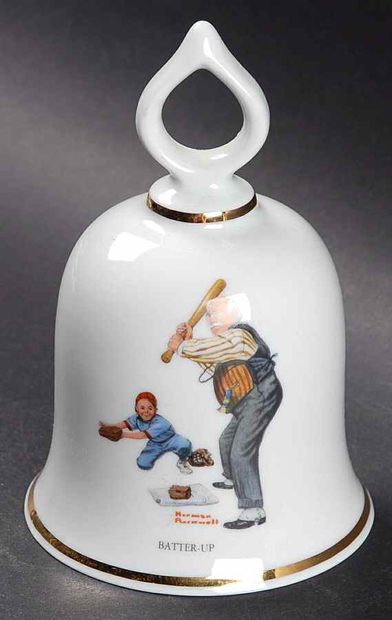Wonderful World of Rockwell Batter-Up - No Box by Danbury Mint-1