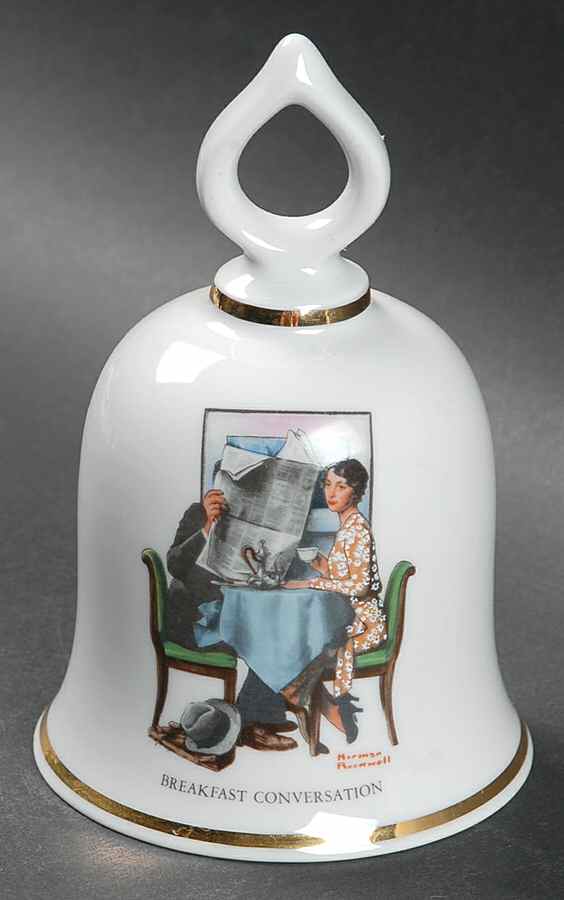 Wonderful World of Rockwell Breakfast Conversation - No Box by Danbury Mint-1