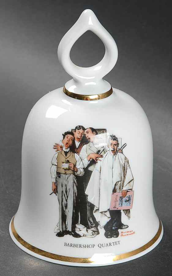 Wonderful World of Rockwell Barbershop Quartet - No Box by Danbury Mint-1