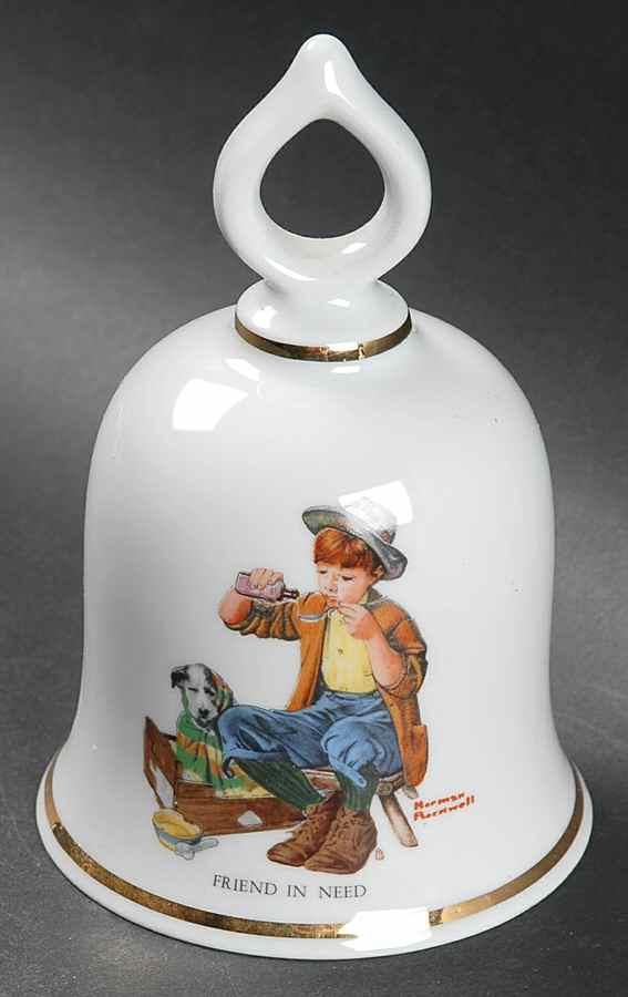 Wonderful World of Rockwell Friend In Need - No Box by Danbury Mint-1