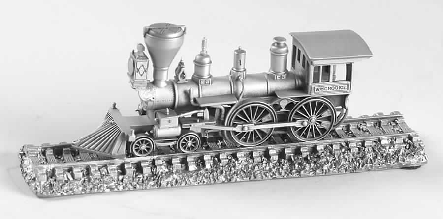 Great Steam Locomotives William Crooks No.1-Circa 1861 - No Box by Danbury Mint-1