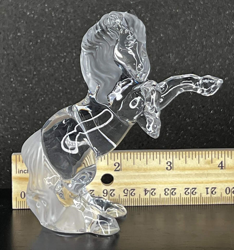Daum Figurines Rearing Horse - With Box by Daum-1
