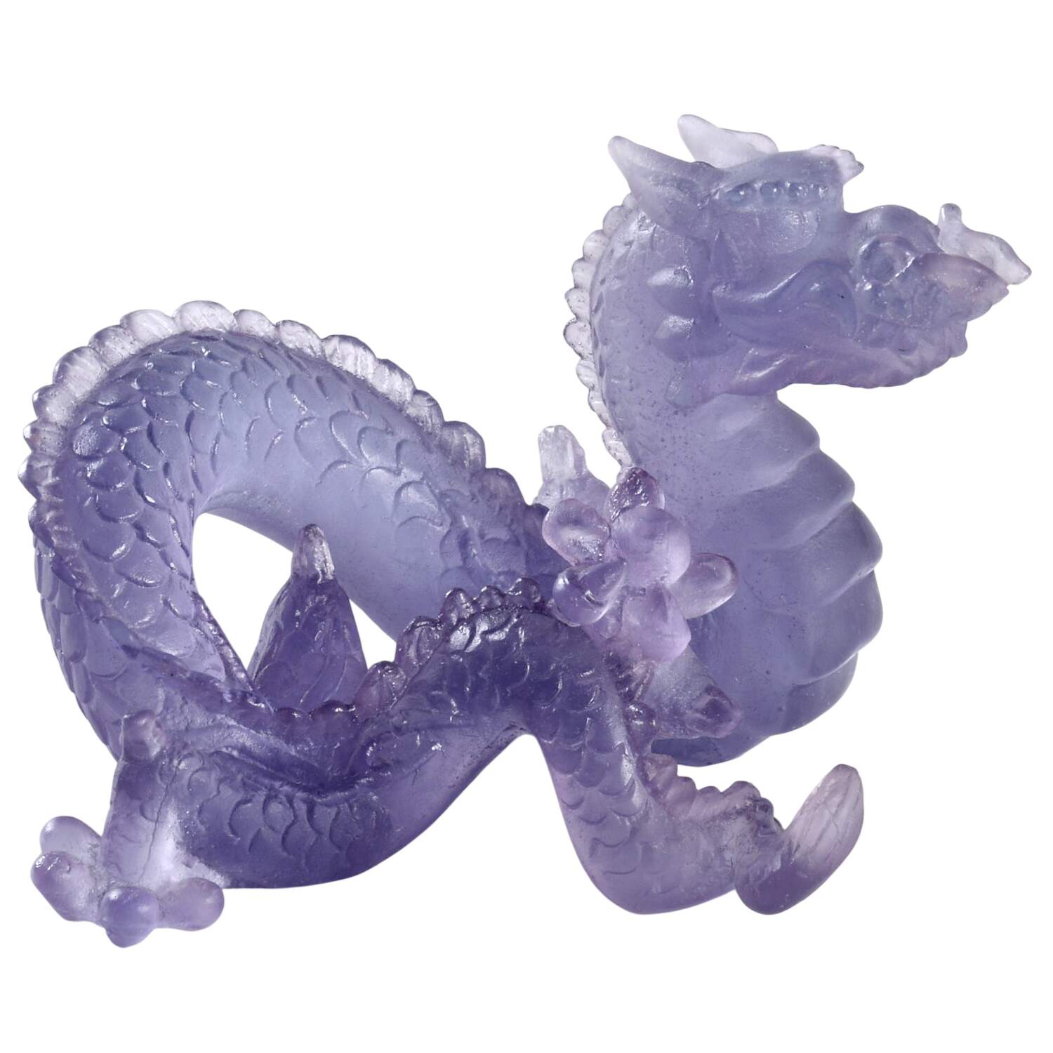 Daum Figurines Chinese Dragon-Blue - With Box by Daum-1