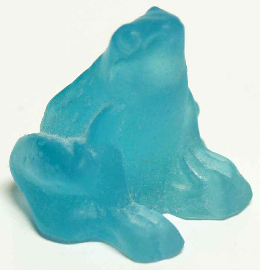 Daum Figurines Frog-Turquoise - Boxed by Daum-1