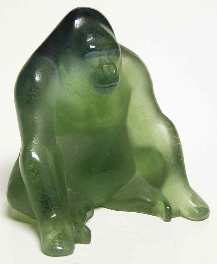 Daum Figurines Gorilla-Green - No Box by Daum-1
