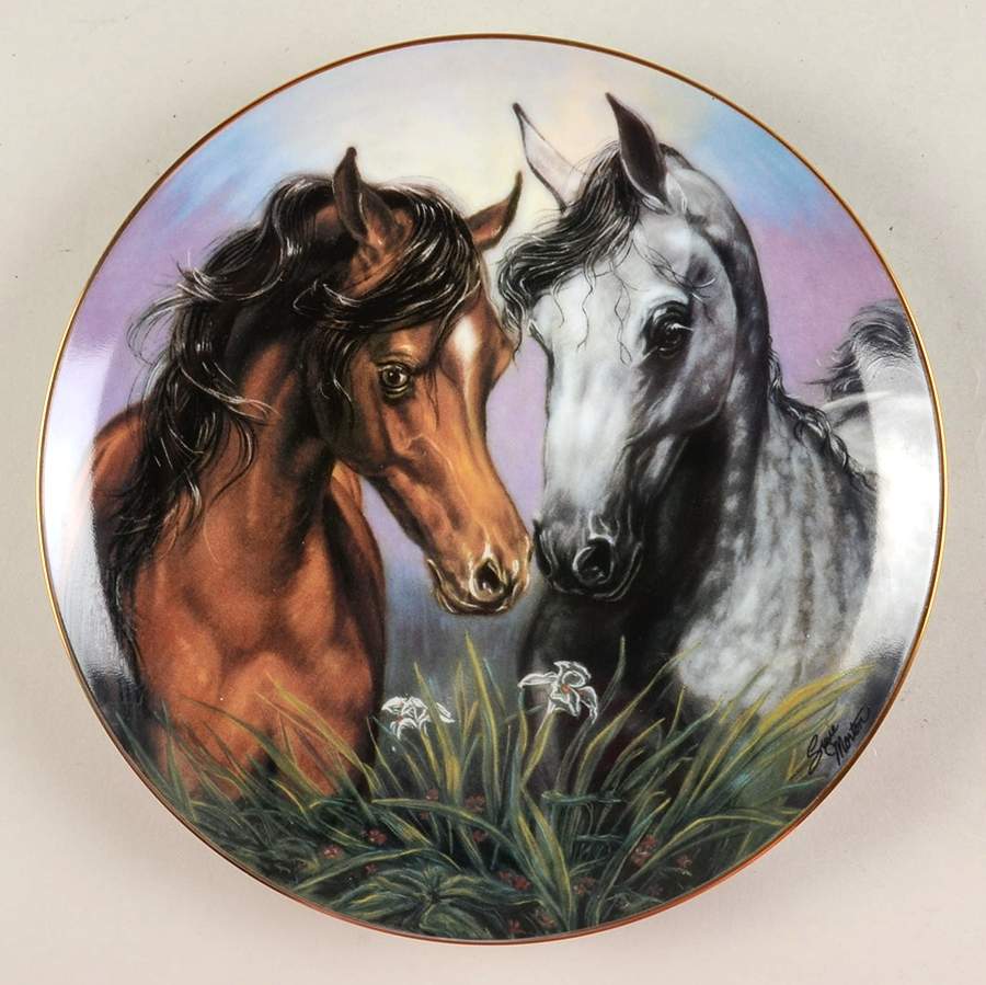 Noble and Free Love Conquers All - No Box by Danbury Mint-1