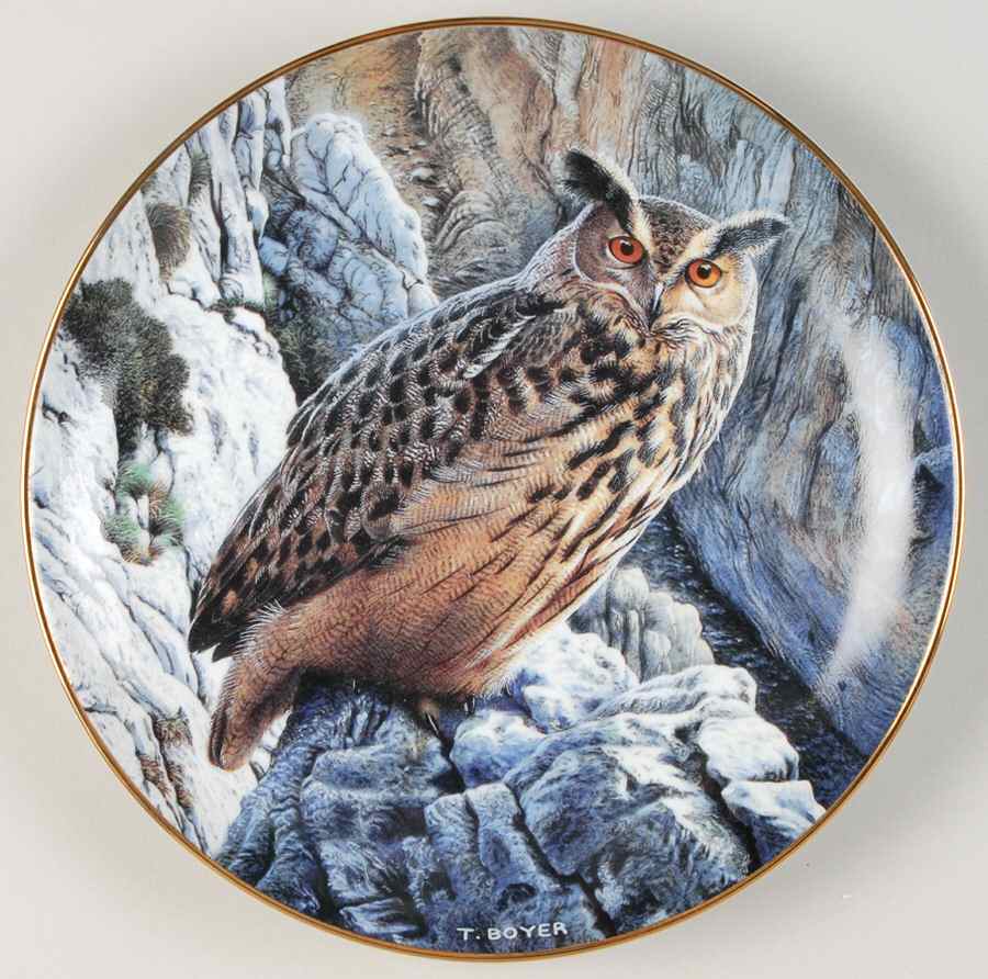 Majesty of Owls Mountian Vigil - No Box by Danbury Mint-1
